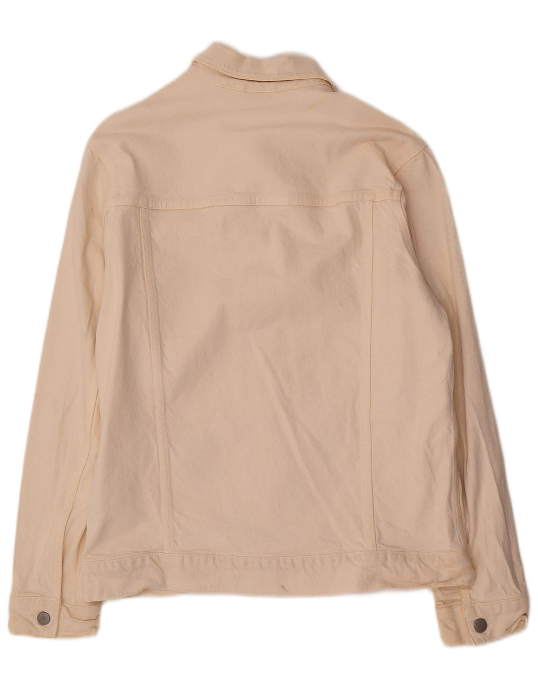 Zara Herren Jeansjacke UK 38 Medium Beige Lyocell