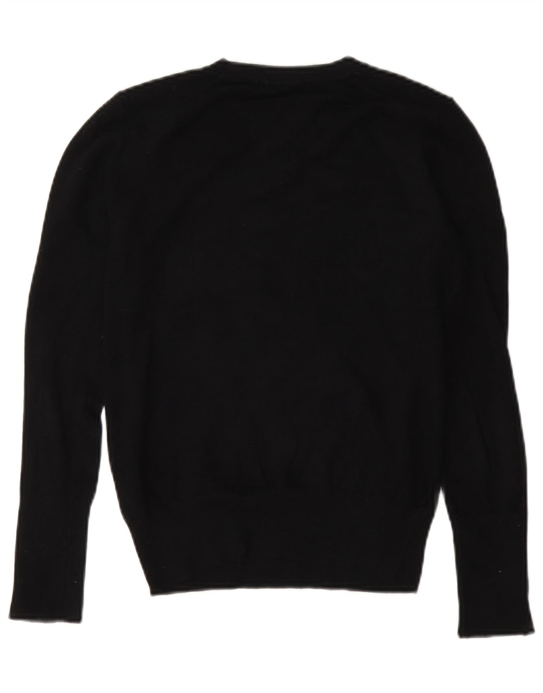 Zara Damen-Pullover mit Rundhalsausschnitt, Gr. 14, mittlere schwarze Viskose