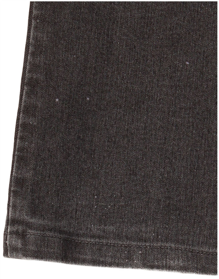 TRUSSARDI Damen Straight Jeans W27 L32 Grau