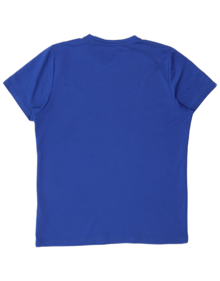 Asics Herren London Graphic T-Shirt Top Mittelblaues Polyester
