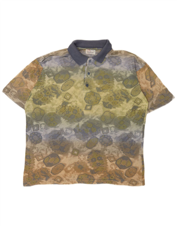Suspense Herren-Poloshirt, groß, mehrfarbig, geometrisch