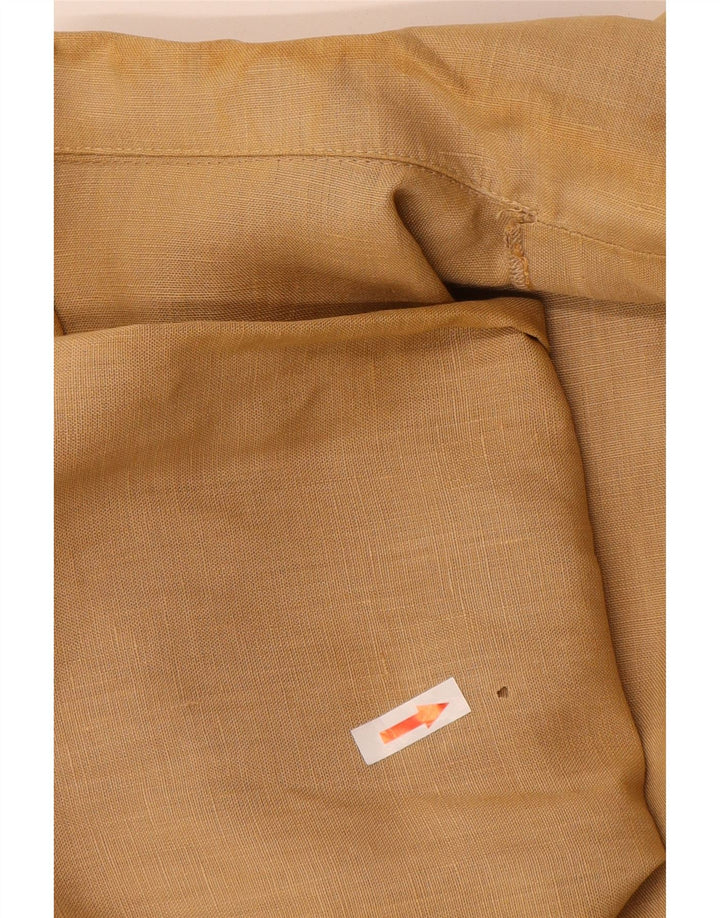 Vintage Damen 1 Knopf Blazer Jacke UK 16 Large Beige