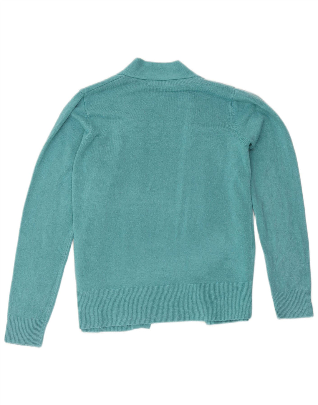 Marks & Spencer Offener Damen-Cardigan-Pullover UK 10 Small Türkis Acryl
