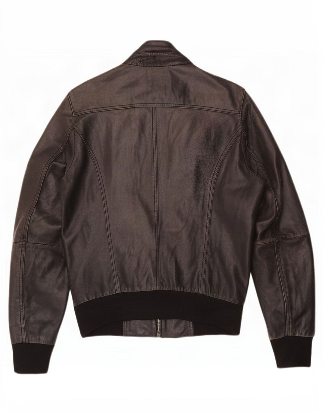 C.D.P. Herren Lederjacke IT 46 Small Schwarz