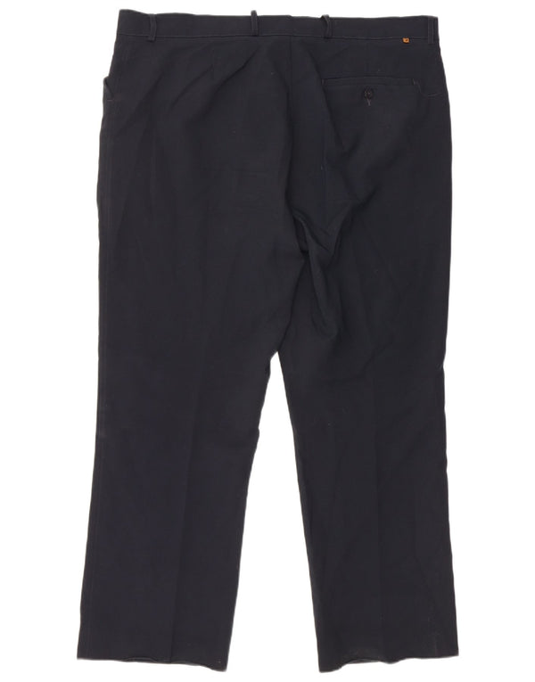 Farah Herren-Freizeithose, gerade, W40, L29, Marineblau, Polyester