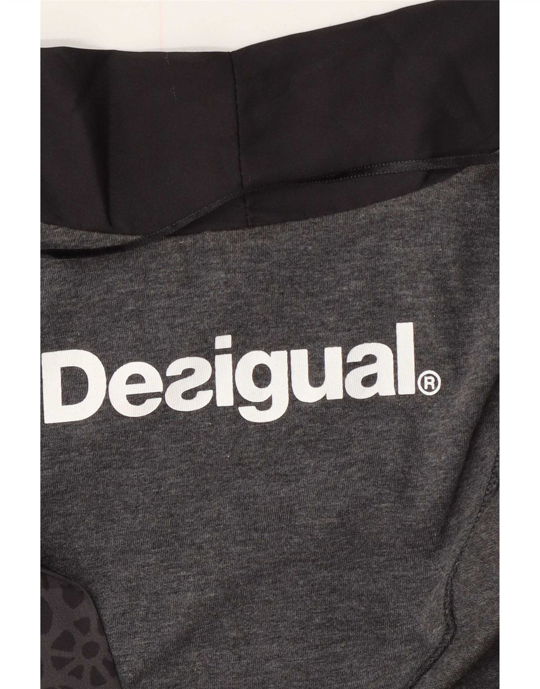 Desigual Womens Graphic Open Cardigan Pullover UK 12 Mittelgrau geblümt