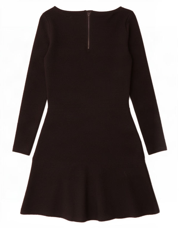 Tommy Hilfiger Langarm-Pulloverkleid für Damen, Gr. 10, Größe S, Schwarz, Polyester