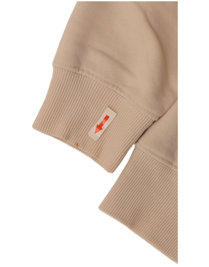 Alpha Industries Herren-Sweatshirt mit Grafik, mittelbeige Baumwolle