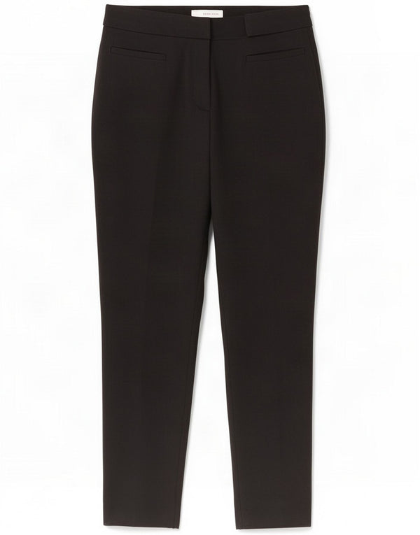 Hobbs Damen Crop Slim Suit Hose UK 10 Small W30 L26 Schwarz Baumwolle