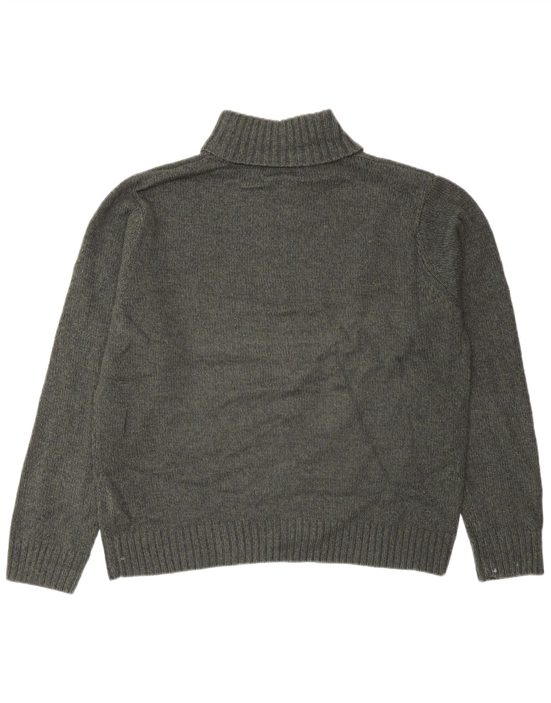Marks & Spencer Rollkragenpullover für Herren, groß, Acryl, Grün
