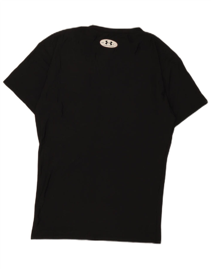 Under Armour Herren T-Shirt Top Small Schwarz Baumwolle