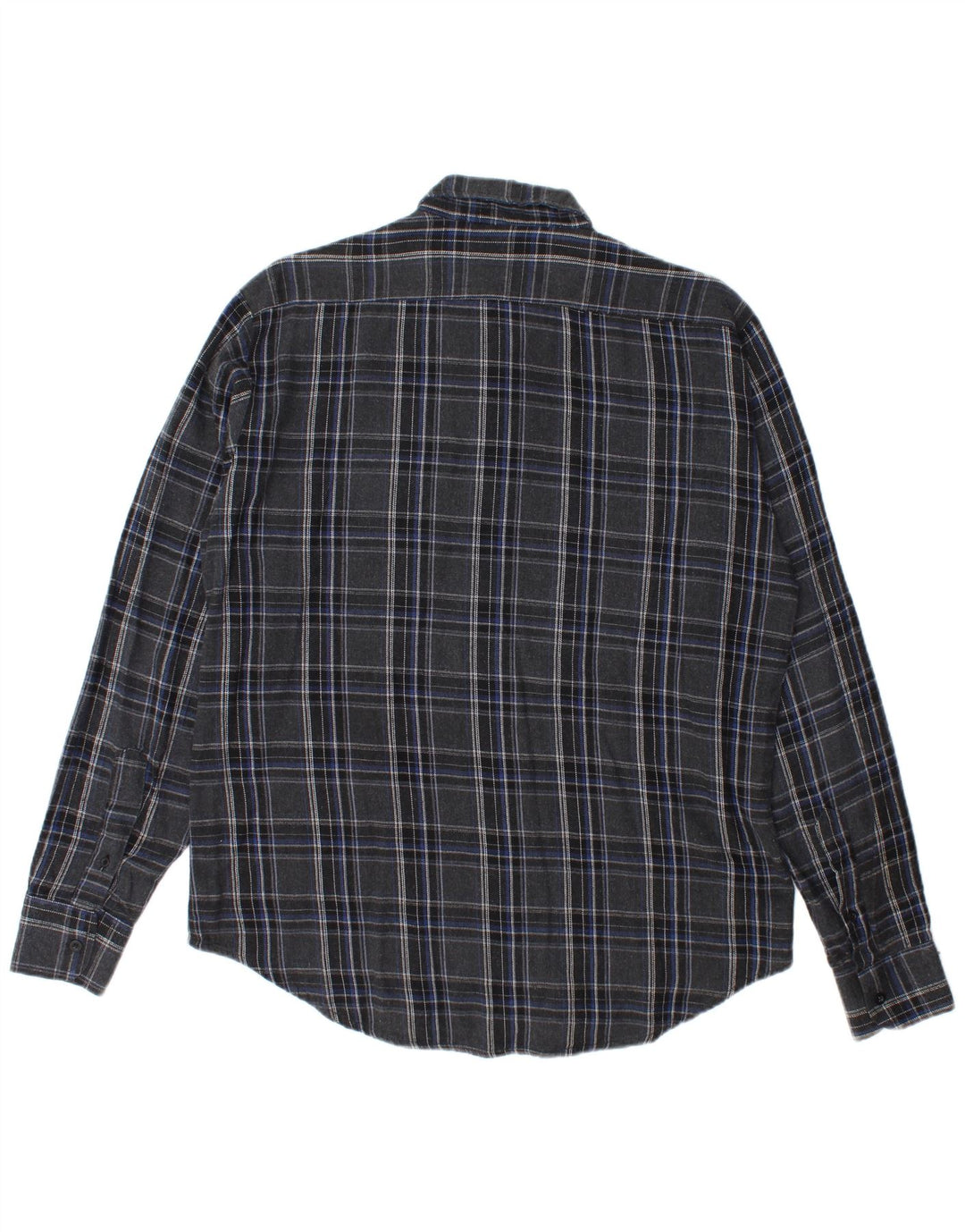 Vans Flanellhemd für Herren, groß, grau kariert, Baumwolle