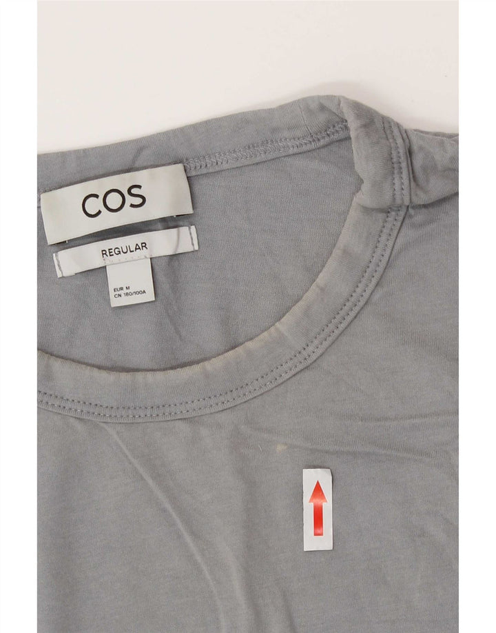 Cos Herren Regular T-Shirt Top Mittelgrau
