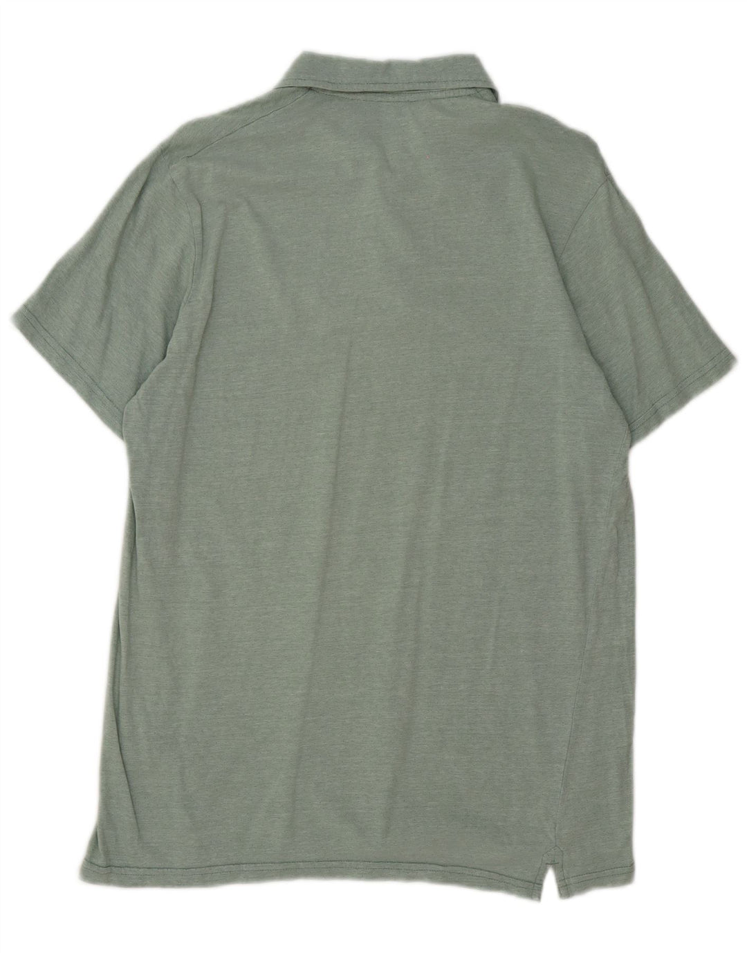 Mountain Warehouse Herren-Poloshirt aus mittelgrüner Nadelstreifen-Baumwolle