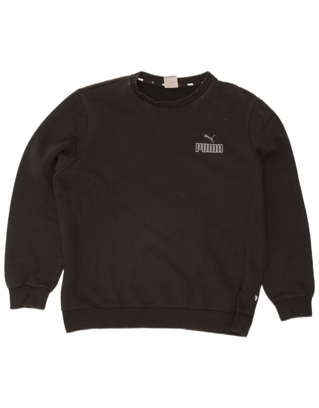 Puma Herren Sweatshirt Pullover Large Schwarz Baumwolle