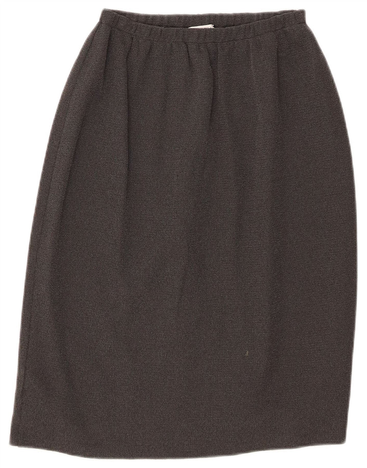 Marisa Monti Damen Midirock IT 44 Medium W32 Graue Viskose