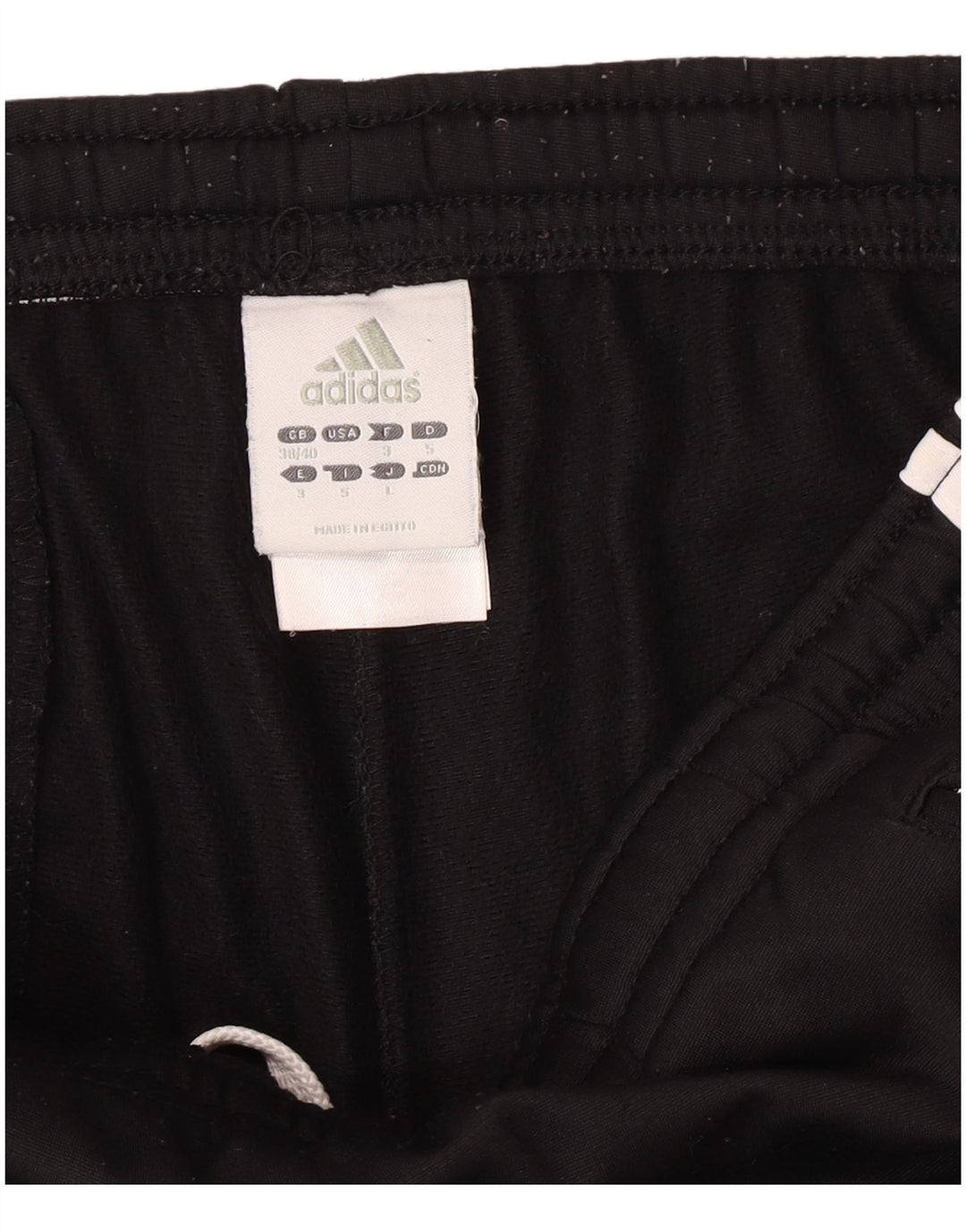 Adidas Herren Trainingshose Jogger UK 38/40 Medium Schwarz Polyester