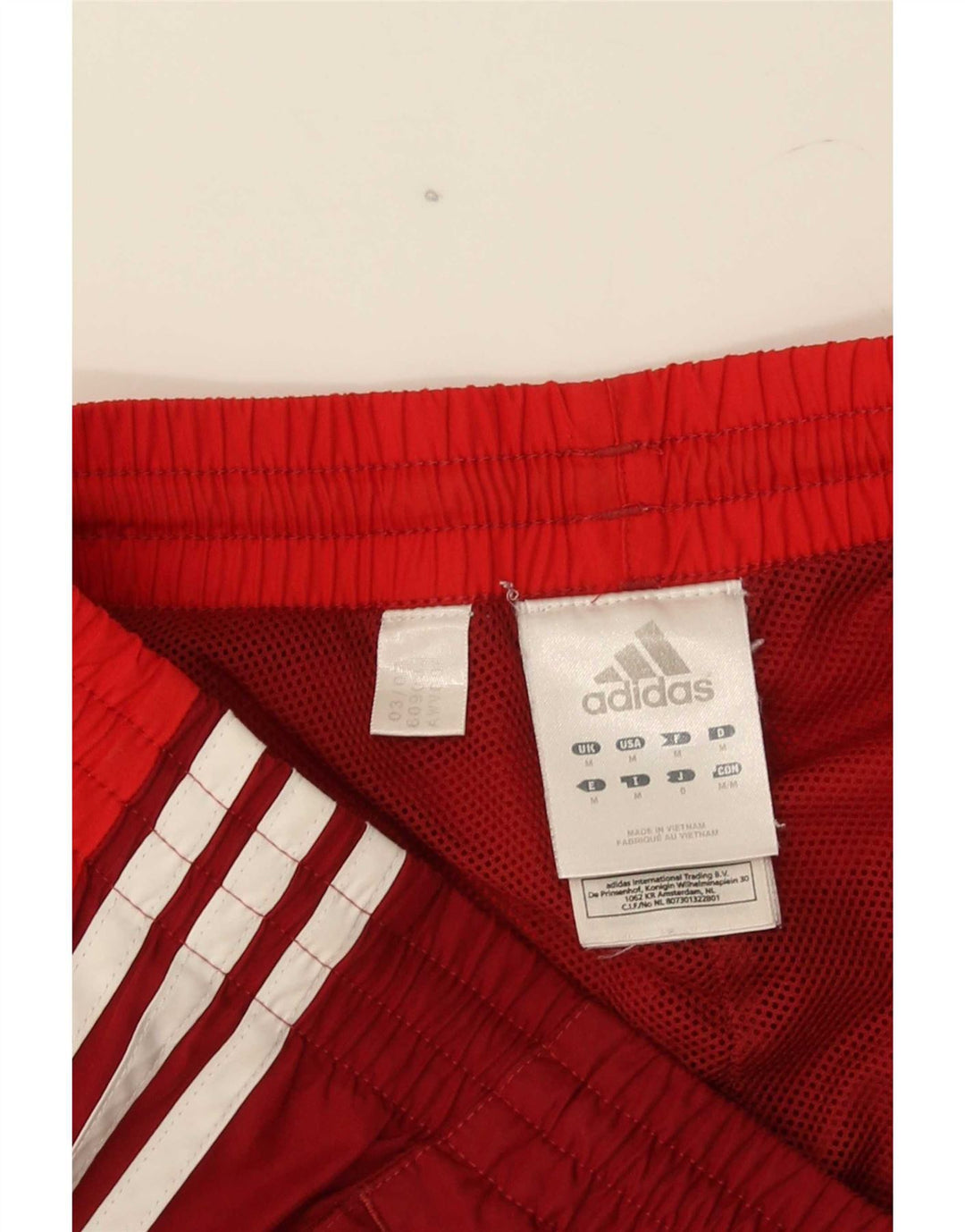 Adidas Herren Trainingshose Jogger Mittelrotes Polyester
