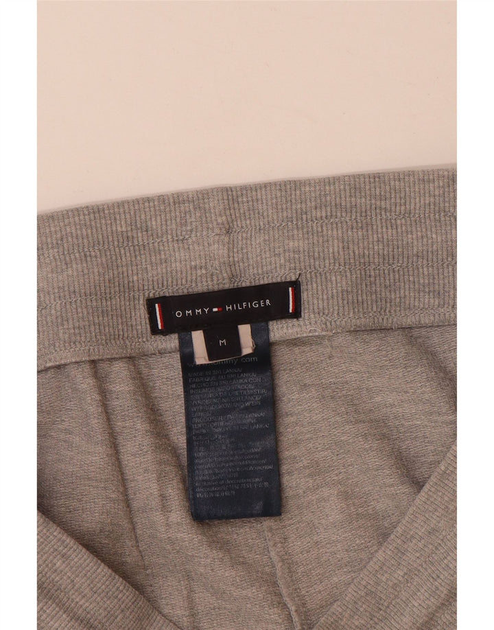 Tommy Hilfiger Herren-Sportshorts aus mittelgrau gefleckter Baumwolle