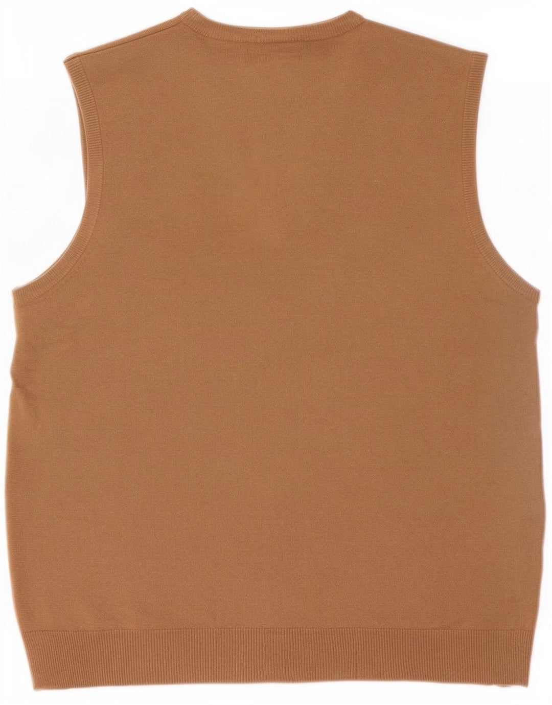 Marks & Spencer Herren Blue Harbor Vest Tank Top Large Beige Acryl