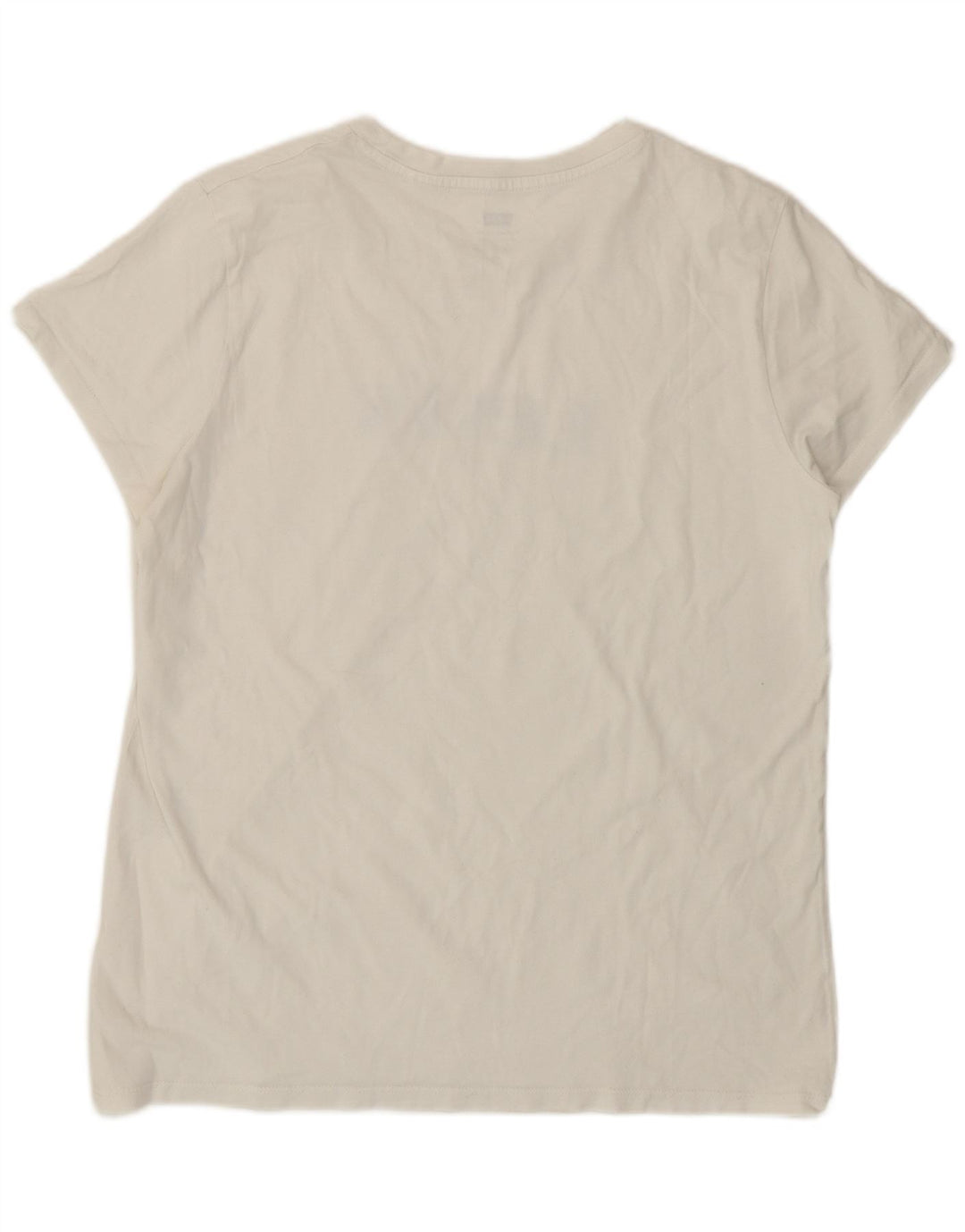 Levi's Damen Grafik-T-Shirt-Oberteil UK 16 Large Weiß