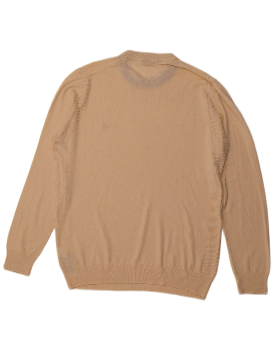 GUESS Herren-Pullover mit Rundhalsausschnitt, UK 44 2XL, Beige, Polyamid