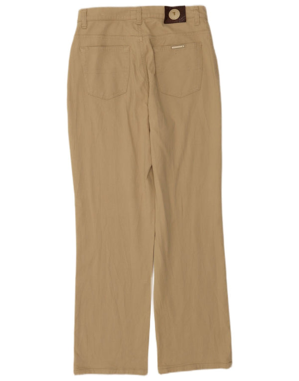 Trussardi Damen-Freizeithose, gerade, W28, L28, braun, Baumwolle