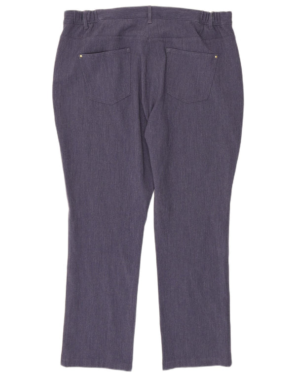 Marks & Spencer Damen Freizeithose UK 18 XL W36 L38 Marineblau