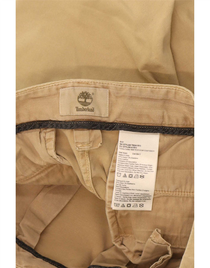 Timberland Herren Chinoshorts W31 Mittelbeige Baumwolle