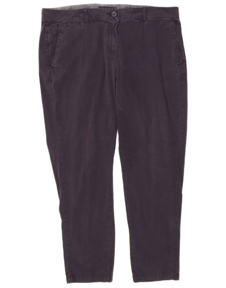 Gerade Chino-Hose für Damen von Marks & Spencer, W38, L28, Marineblau