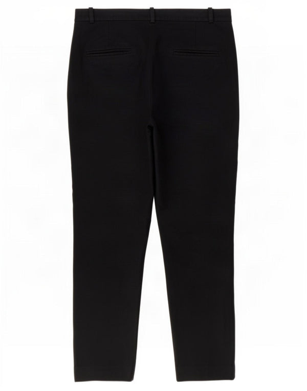 Zara Damen Crop Chino Hose EU 38 Small W28 L25 Schwarz