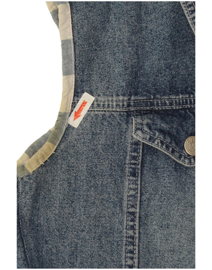 Squaw Damen Jeansweste UK 10 Small Blau
