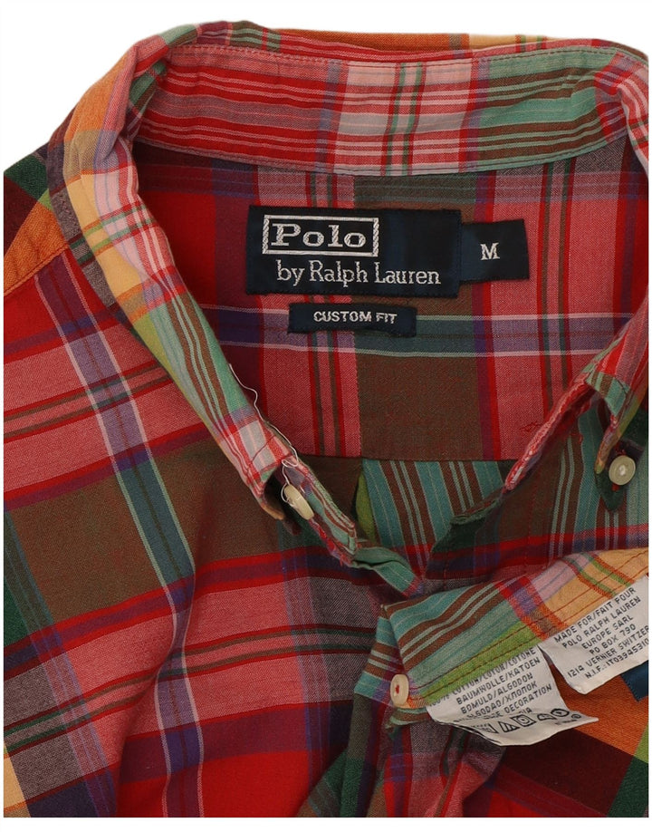 Polo Ralph Lauren Herren-Hemd mit individueller Passform, mittelgroß, mehrfarbig, kariert, Baumwolle