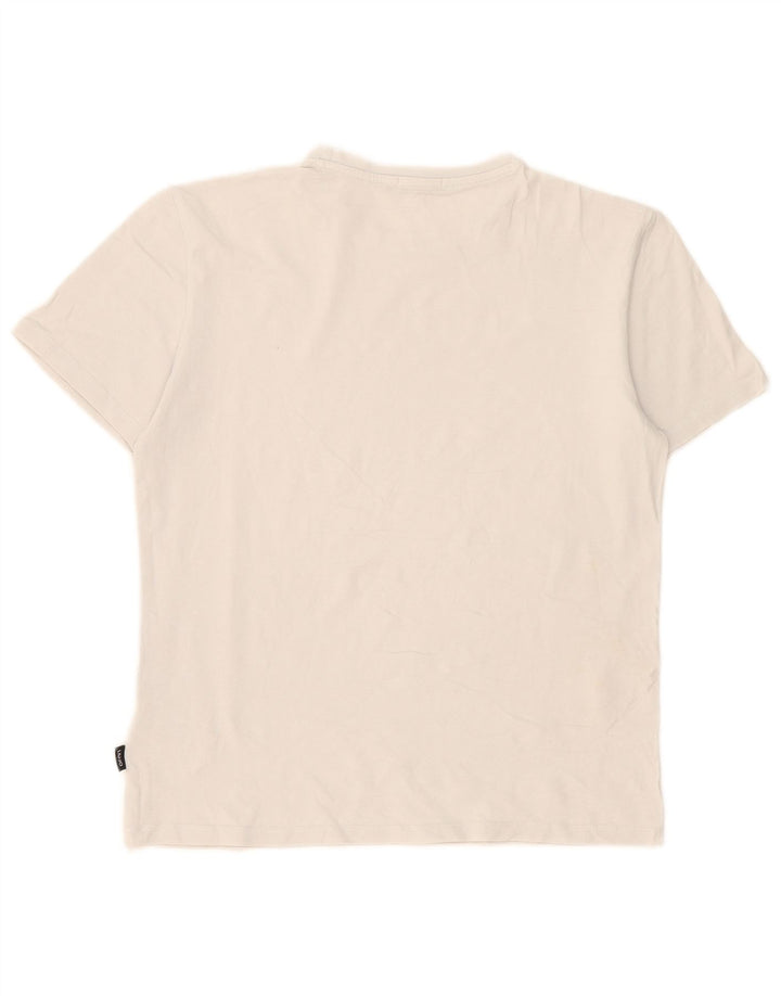 Liu Jo Herren-T-Shirt mit Grafik, Größe S, weiße Baumwolle