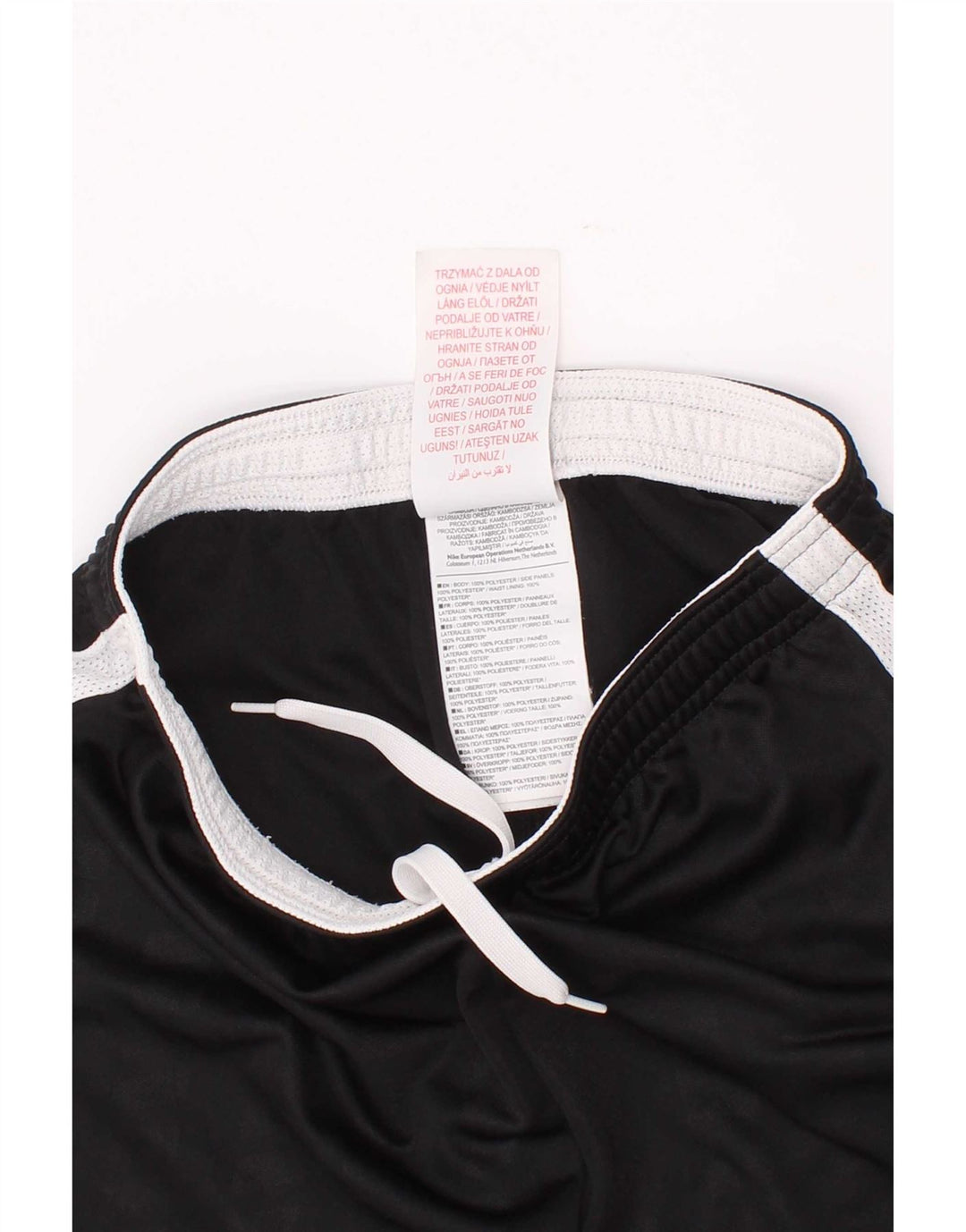 Nike Dri Fit Sportshorts für Jungen, 8–9 Jahre, Größe S, Schwarz, Colourblock-Polyester