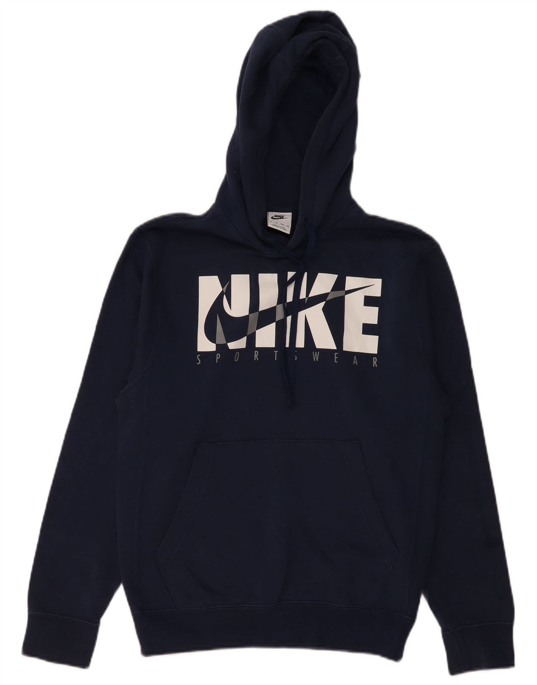 NIKE Herren-Kapuzenpullover mit Grafik, XS, Marineblau, Baumwolle