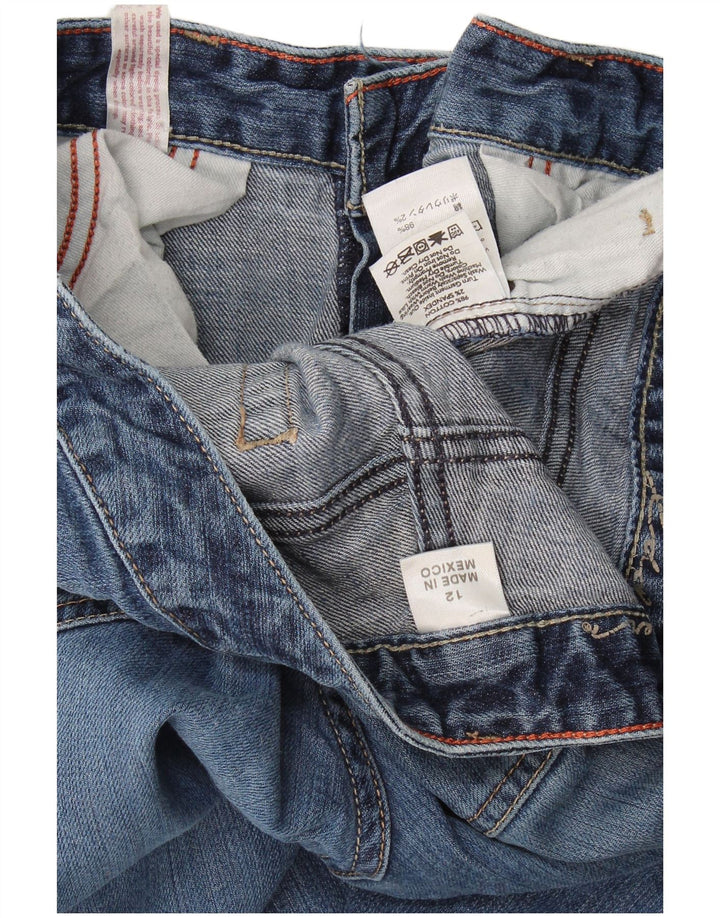 Klassische Bootcut-Jeans für Damen von Eddie Bauer, EU 12, Größe L, W32, L31, Blau, Baumwolle