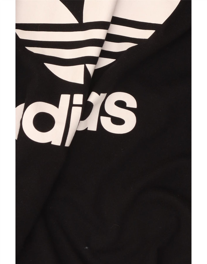 Adidas Herren Grafik T-Shirt Top Small Schwarz Baumwolle