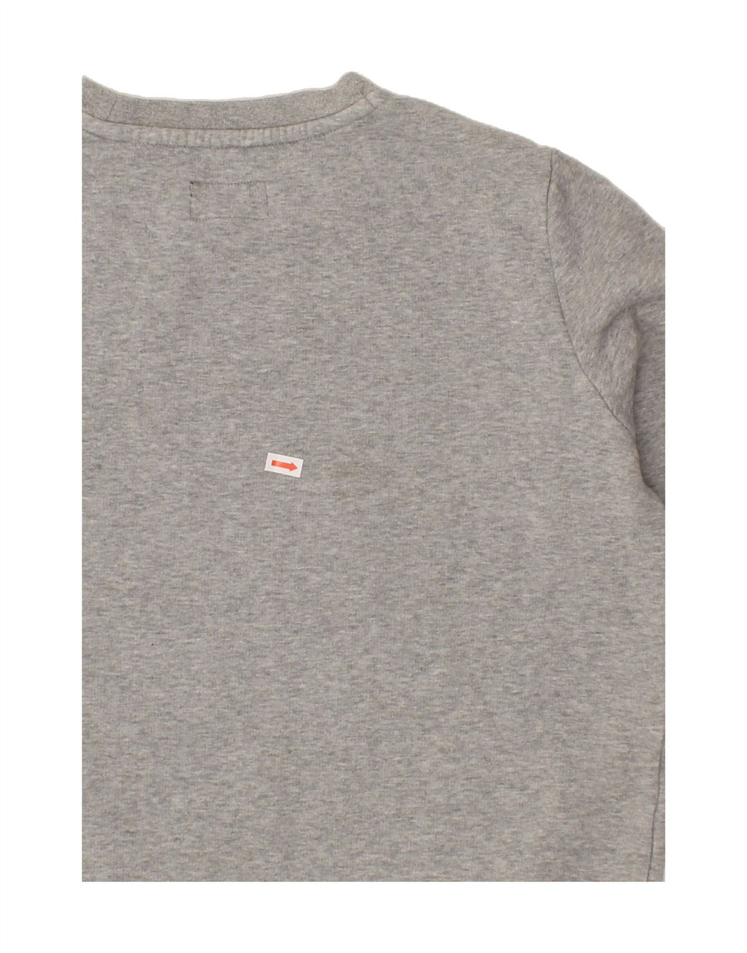 CONVERSE Womens Crop Sweatshirt Jumper UK 16 Large Grey Cotton Vintage Converse and Second-Hand Converse from Messina Hembry 