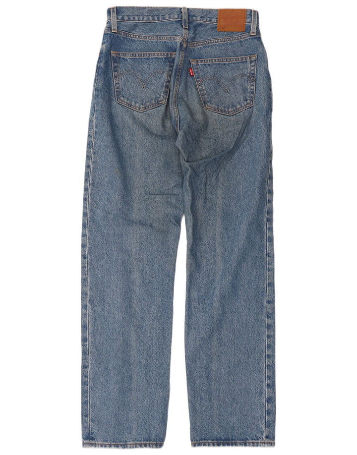 Levi's Damen 501 Straight Jeans W26 L32 Blaue Baumwolle