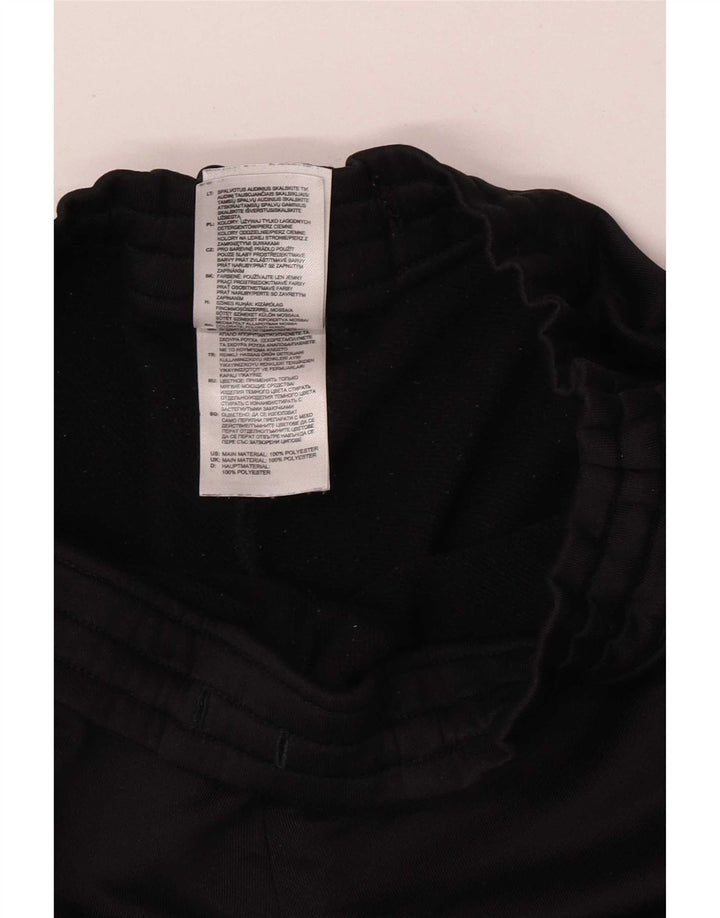 Adidas Damen Trainingshose UK 10 Small Schwarz Polyester
