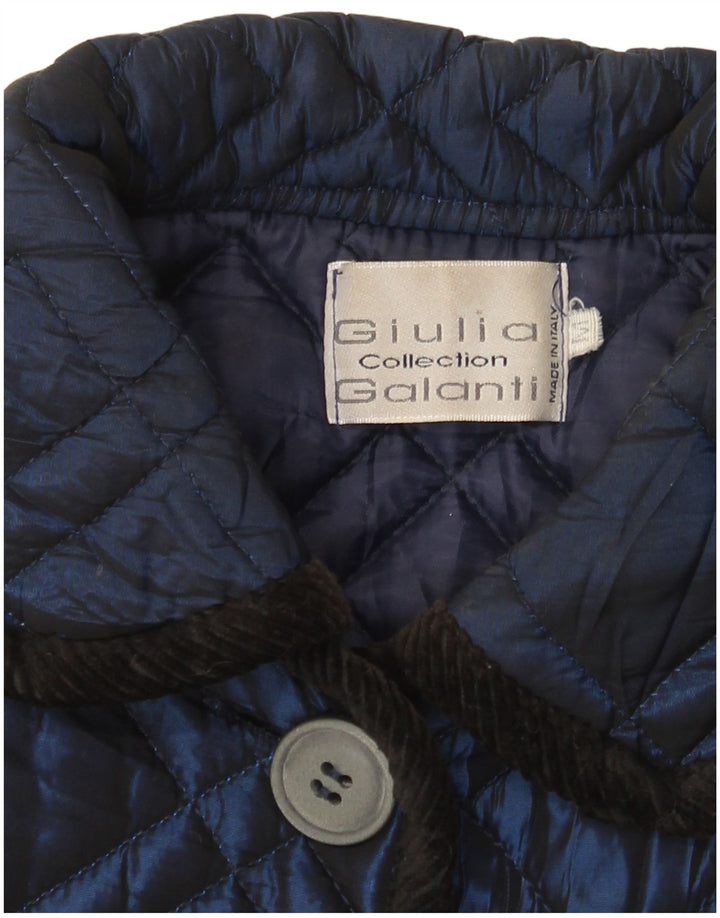 Giulia Galanti Damen Steppjacke UK 12 Medium Marineblau