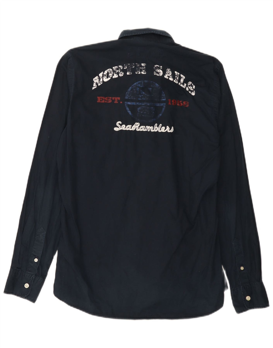 North Sails Herren-Grafikhemd, klein, marineblau, Baumwolle