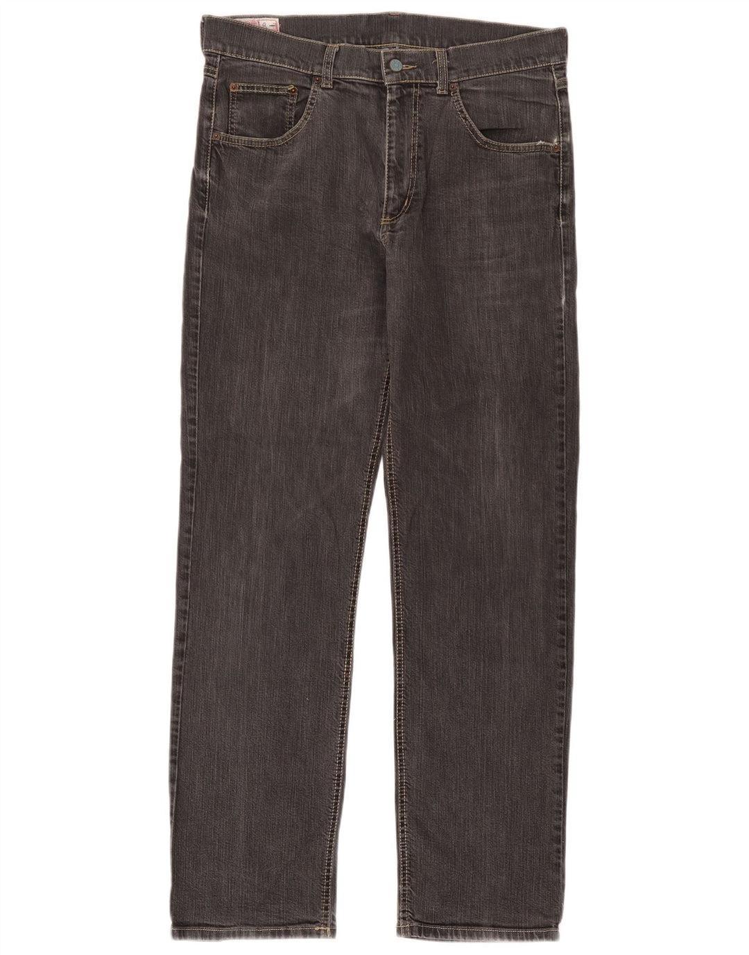 Rifle Herren Straight Jeans W34 L32 Graue Baumwolle