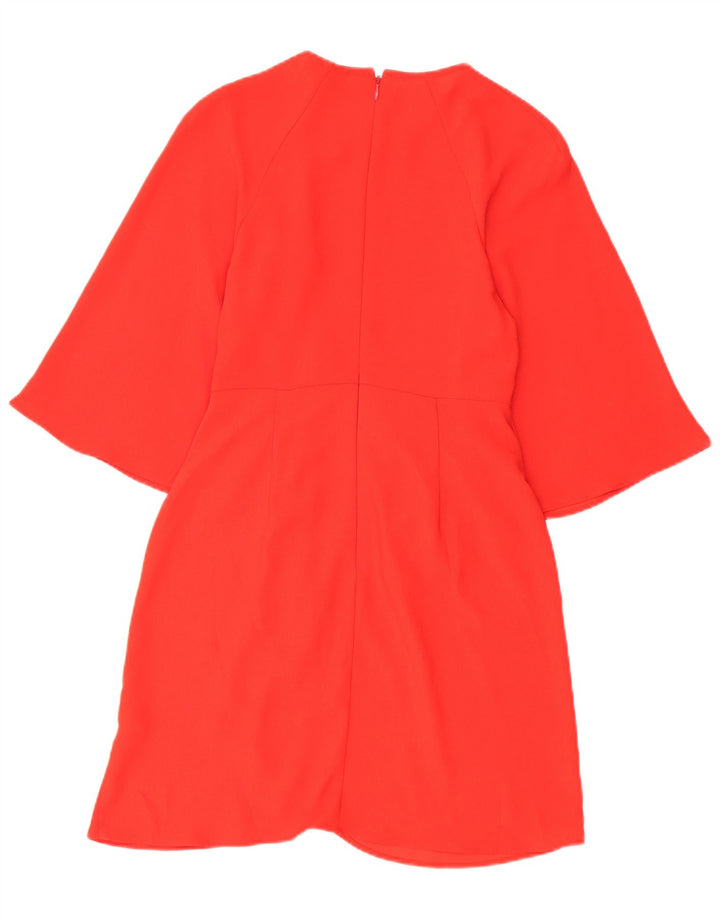 Topshop Damen Etuikleid UK 8 Small Rot Polyester