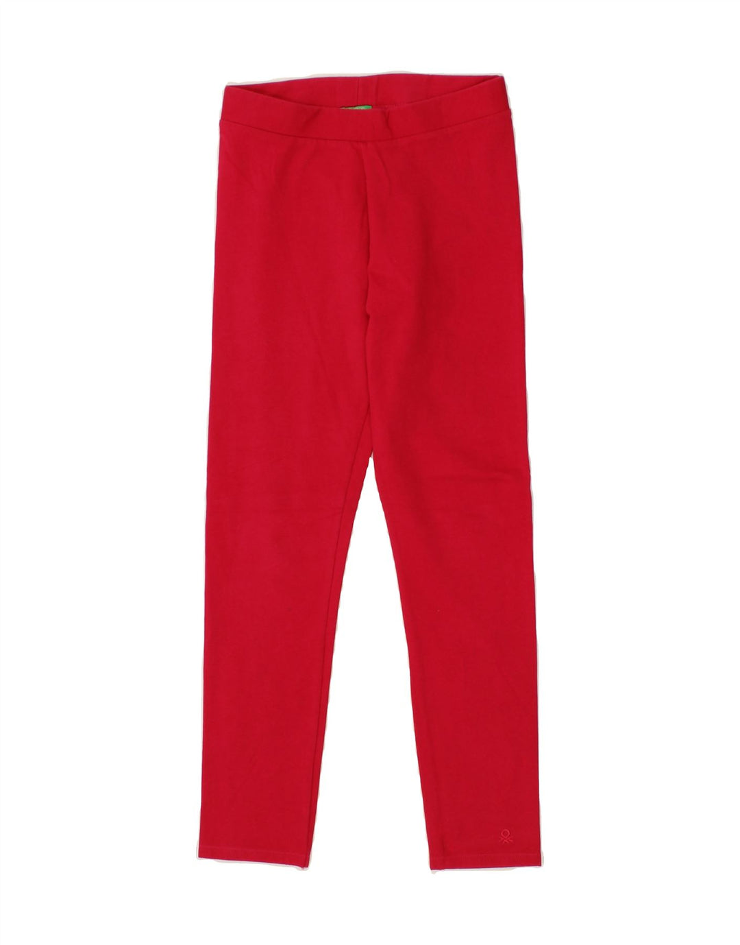 BENETTON Womens Leggings UK 4 XS Red Vintage Benetton and Second-Hand Benetton from Messina Hembry 