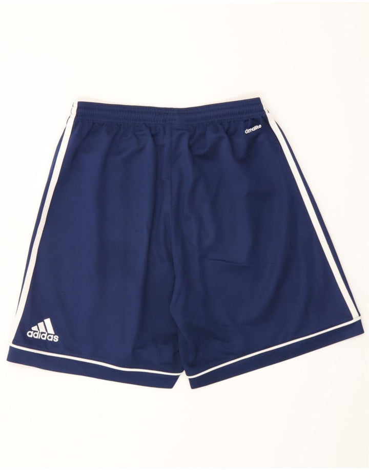 ADIDAS Mens Climalite Sport Shorts Medium  Navy Blue Polyester