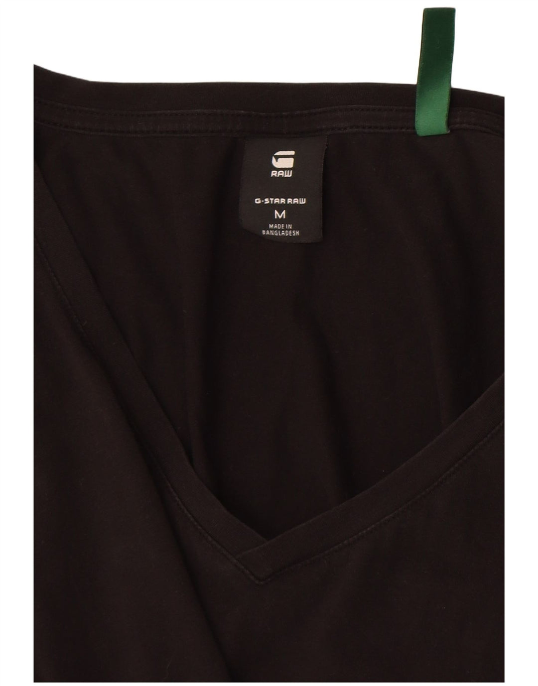 G-Star Damen T-Shirt Top UK 12 Medium Schwarz