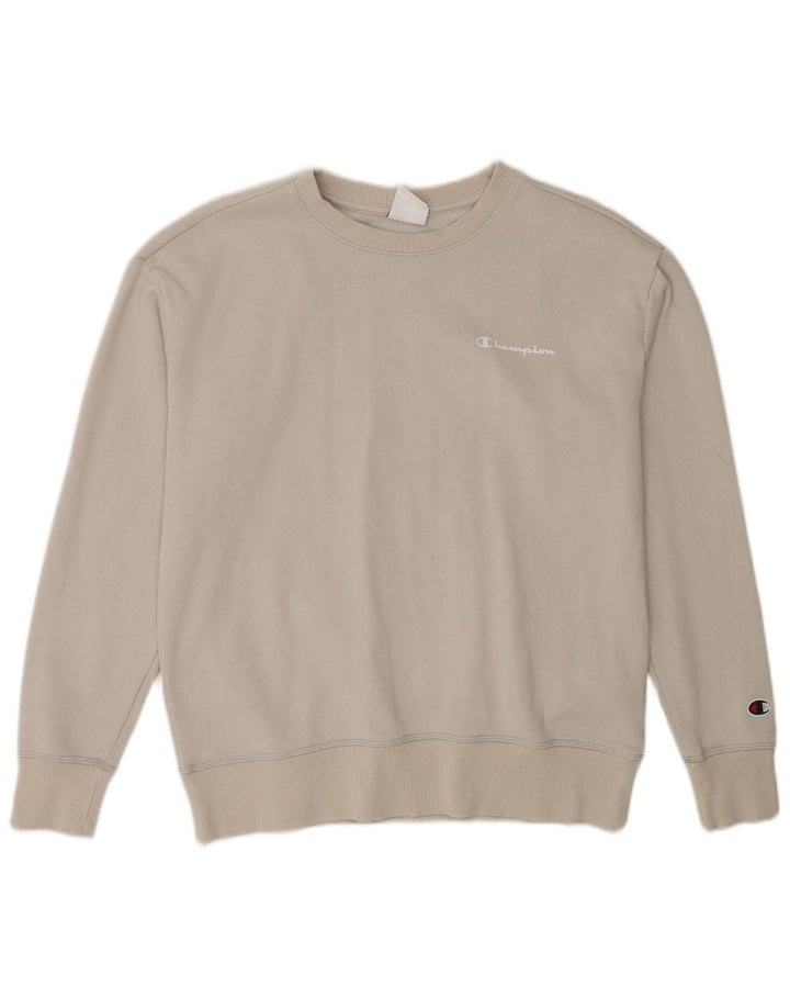 Champion Herren Sweatshirt Pullover XS Grau Baumwolle