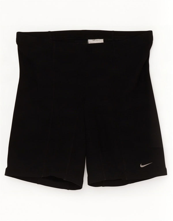 Nike Damen Sportshorts UK 14 Mittelschwarzes Polyester